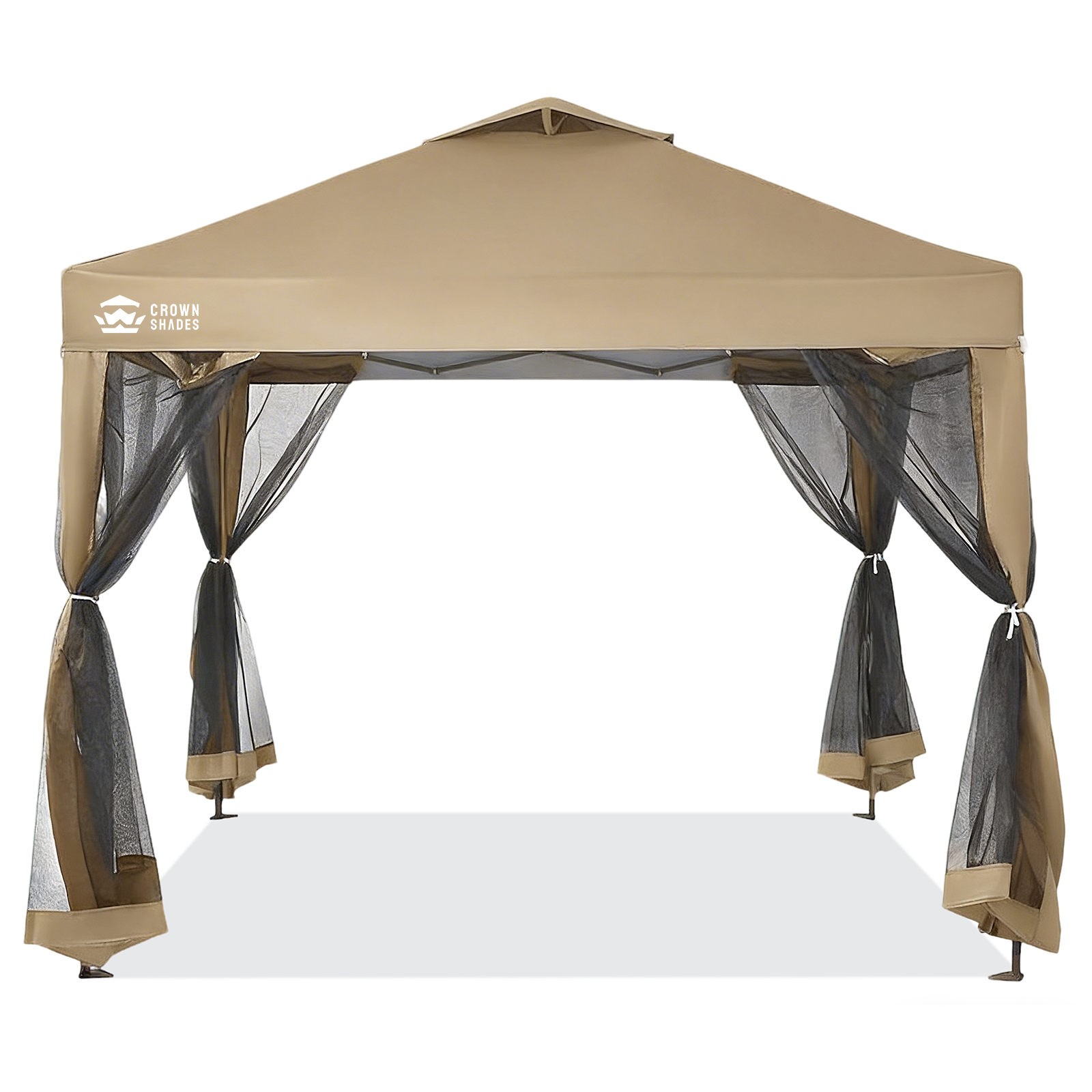 Crown Shades 10' x 10' CenterLOK® Canopy - 4 Mesh Walls - G100B