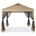 Crown Shades 10' x 10' CenterLOK® Canopy - 4 Mesh Walls - G100B