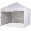 Crown Shades 10' x 10' CenterLOK® Commercial Canopy - 4 Sidewalls - C100W-S4