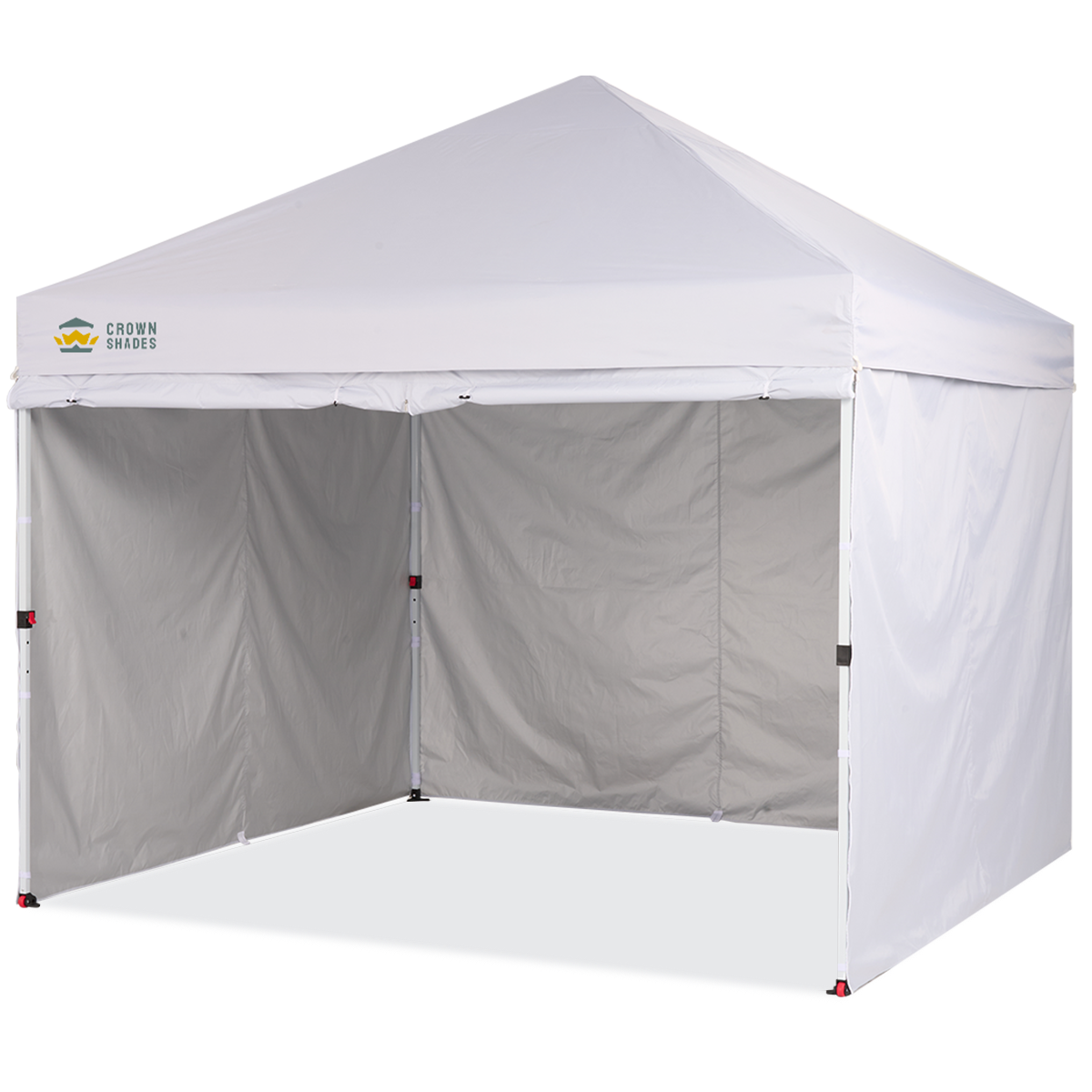 Crown Shades 10' x 10' CenterLOK® Commercial Canopy - 4 Sidewalls - C100W-S4