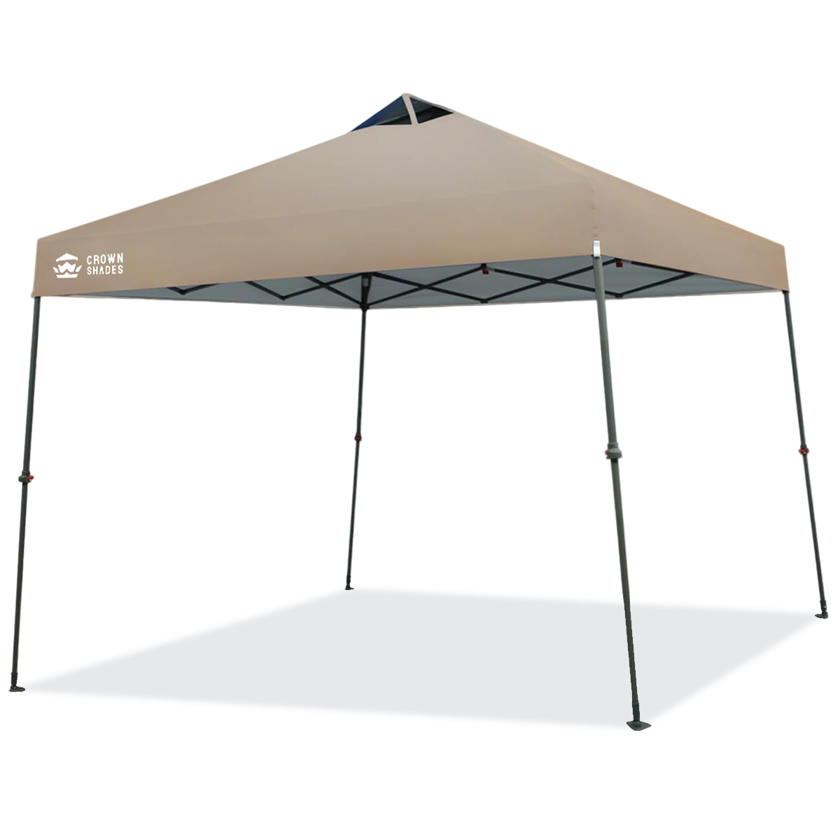 Crown Shades 9' x 9' CenterLOK® Slant-Leg Canopy - Infinite Leg - CLIA81B