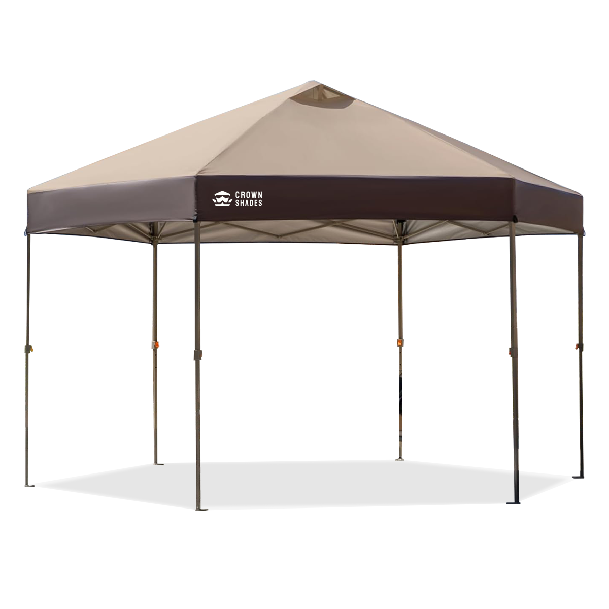 Crown Shades 14' x 12' CenterLOK® 6-Sided Canopy Tent - GSIX-143A