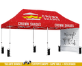 Crown Shades 20'x10' Custom Top Elite Tailgating Bundle - M200ALU