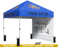 Crown Shades 10'x10' Custom Top Pro Tailgating Bundle - MP100ALU