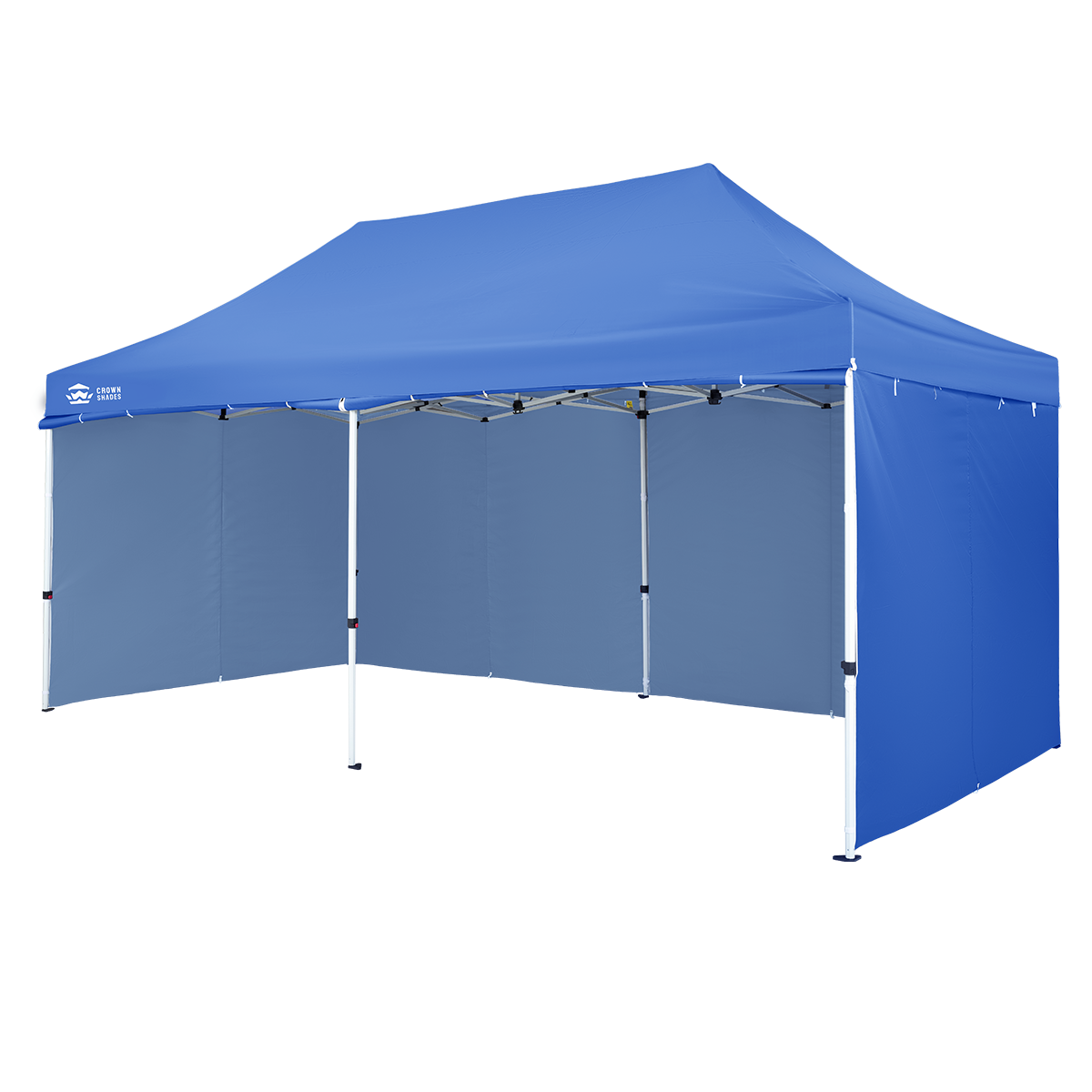 Crown Shades 10' x 20' Commercial Pop Up Canopy Heavy Duty Tent with 4 Sidewalls