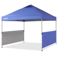Crown Shades 10' x 10' CenterLOK® Canopy - 2 Half-Walls - RM100H-BS1