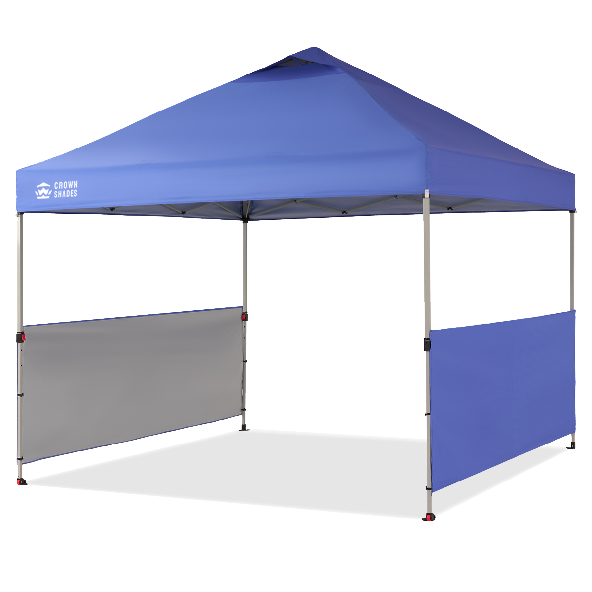 Crown Shades 10' x 10' CenterLOK® Canopy - 2 Half-Walls - RM100H-BS1