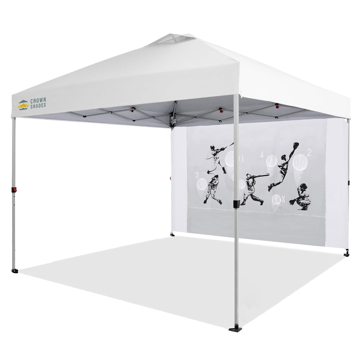 Crown Shades 10' x 10' CenterLOK® Canopy - Game Netting - RM100H-NGW