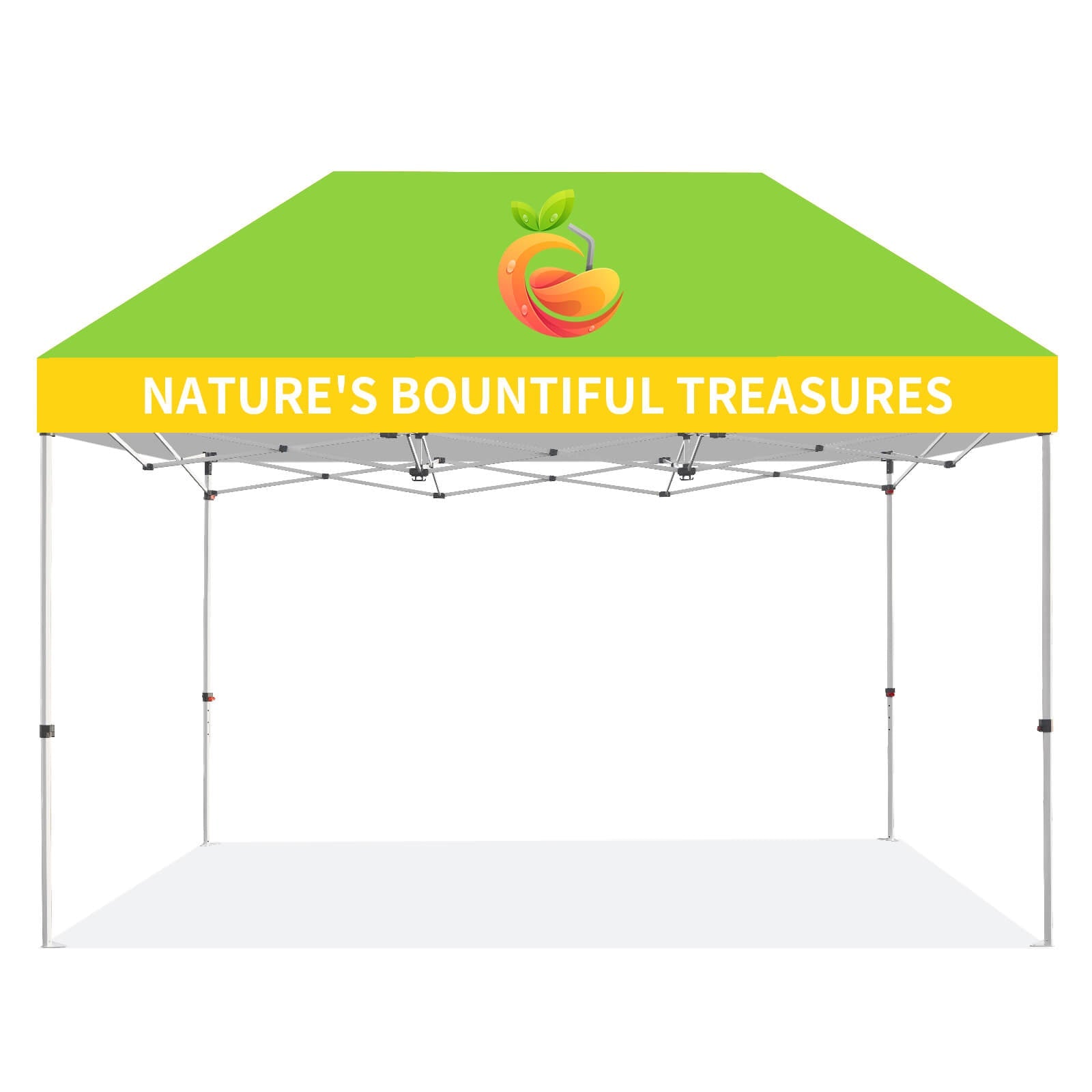 Crown Custom 15' x 10' Custom Tent - Complete Set - Frame & Canopy - M150-SAL-TOP-CU