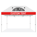 Crown Custom 15' x 10' Custom Printed Canopy - M150A-CU